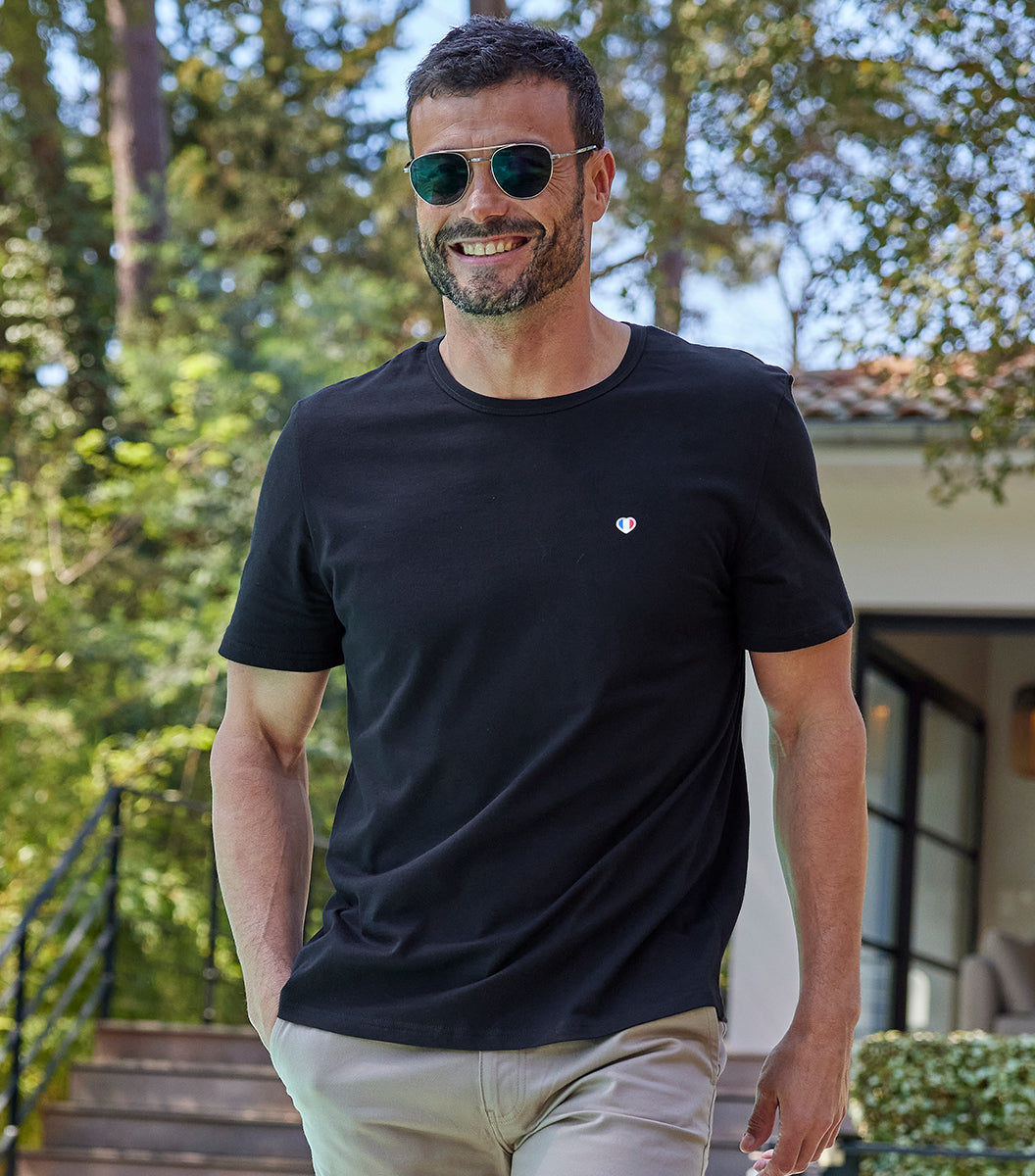 T-shirt Homme Noir - L'iconique