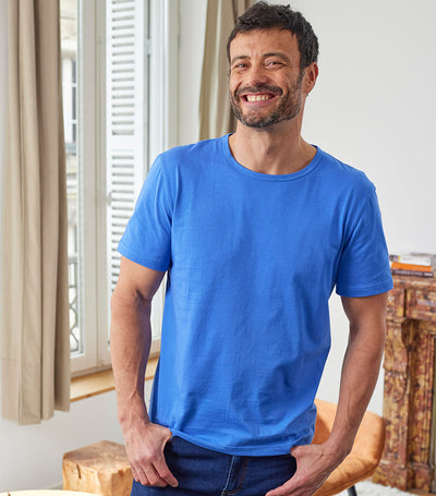 T-shirt Homme Bleu Riviera - Intemporel
