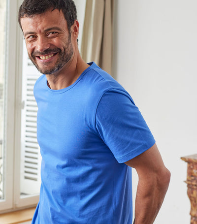 T-shirt Homme Bleu Riviera - Intemporel