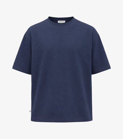 T-shirt Oversize Homme Bleu Jean - Intemporel