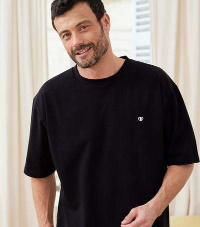 T-shirt Oversize Homme Noir - Iconique