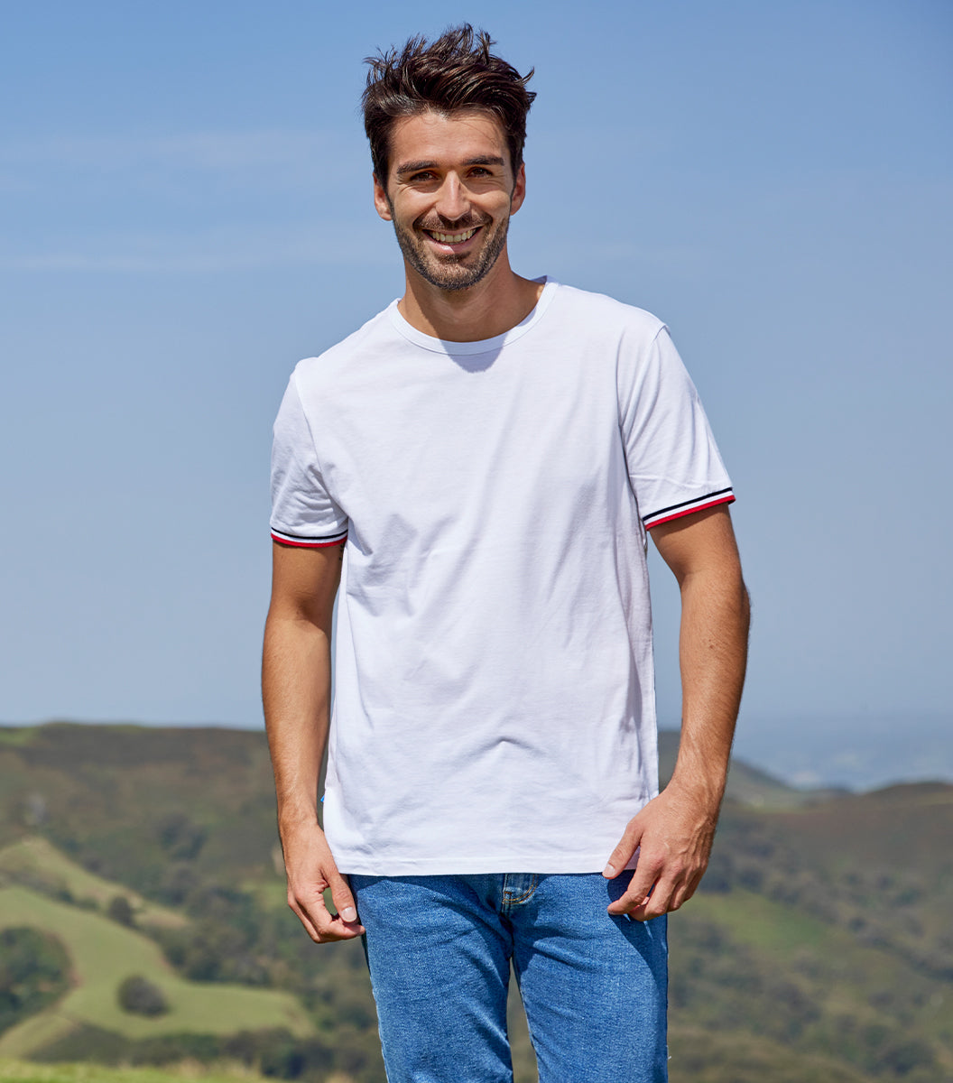 T-shirt Homme Supporter Blanc - Intemporel