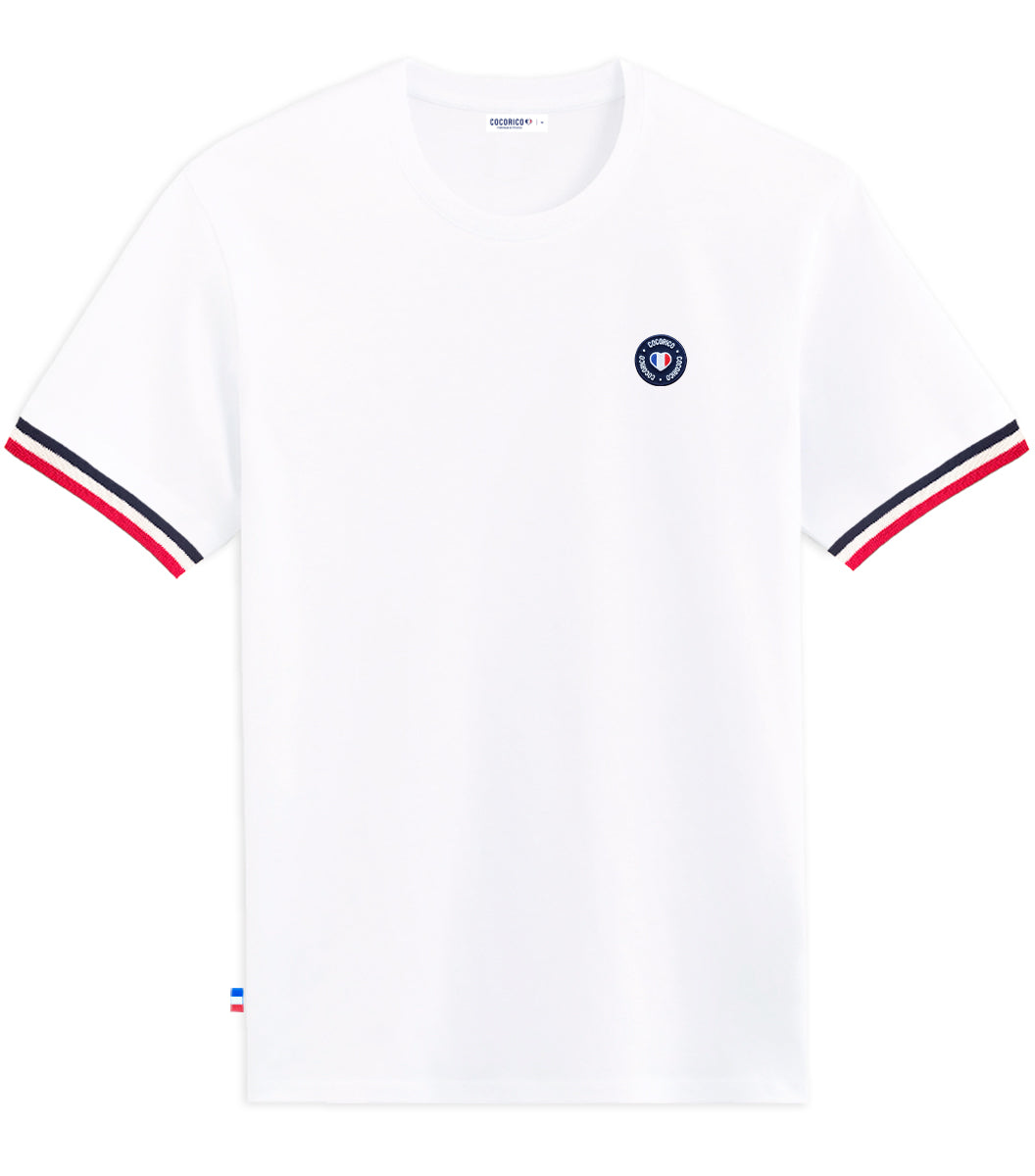 T-shirt Homme Supporter Blanc - Le Blason
