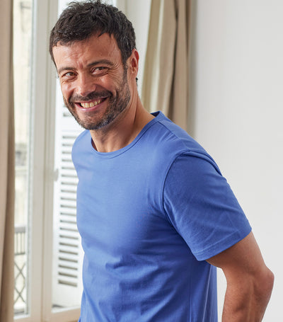 T-shirt Homme Bleu Riviera - Intemporel