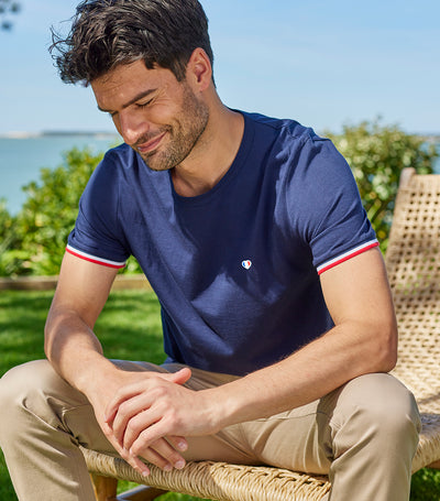 T-shirt Homme Supporter Marine - Iconique