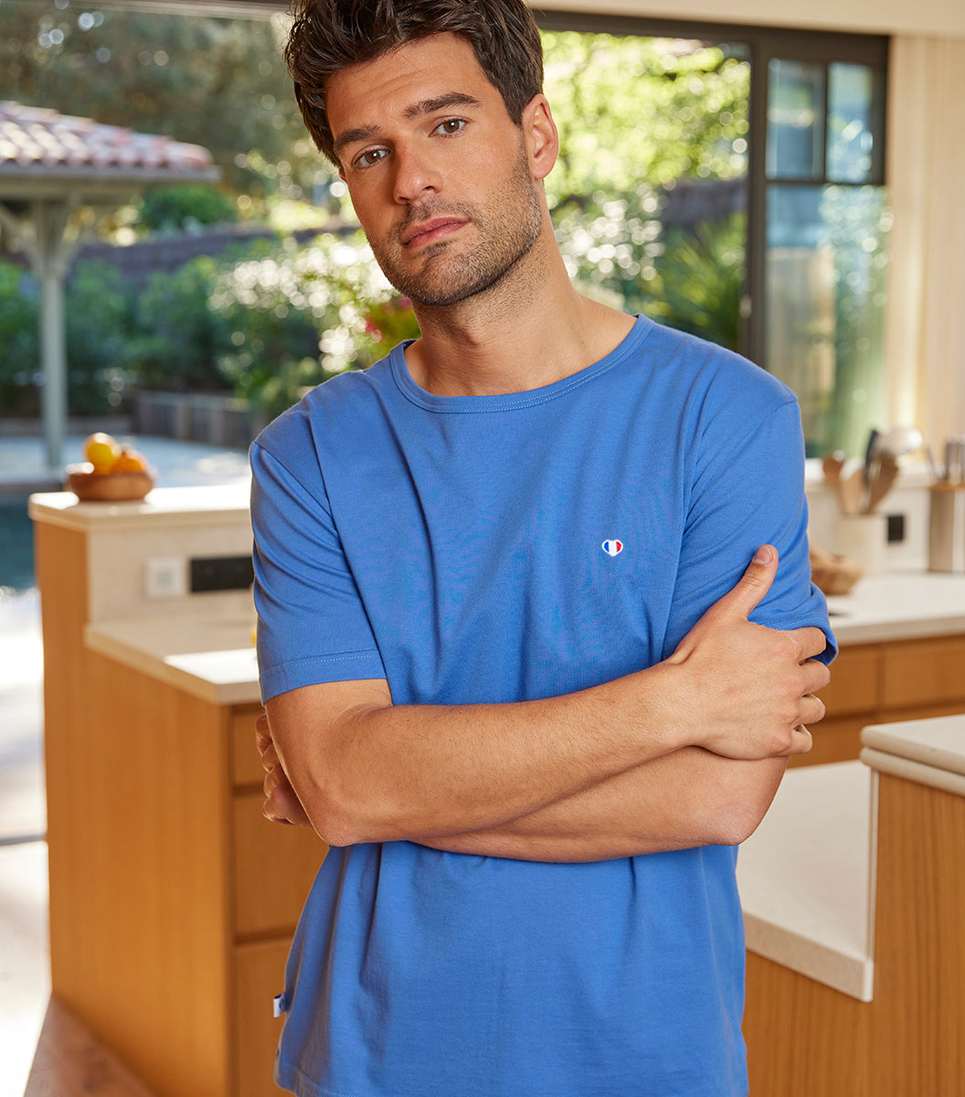T-shirt Homme Bleu Riviera - Iconique